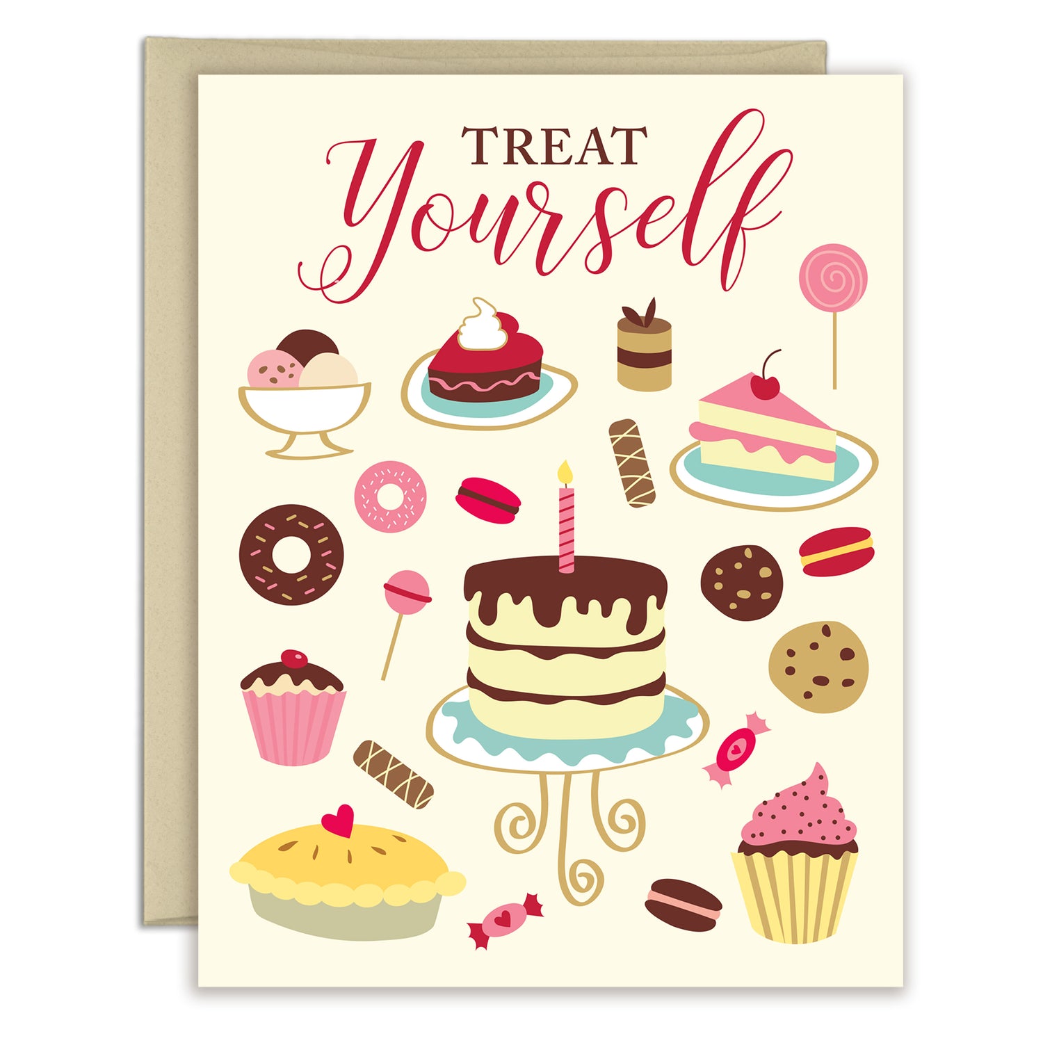 Birthday Card - Treat Yourself