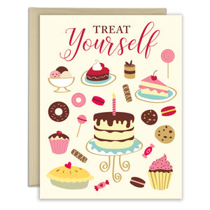 Birthday Card - Treat Yourself