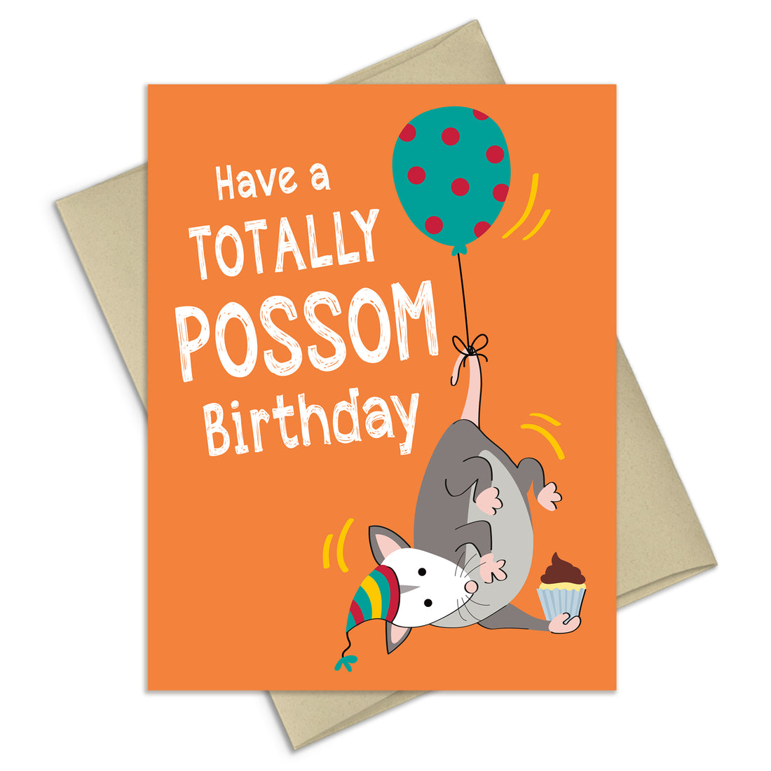 Birthday Card - Totally Possom Birthday