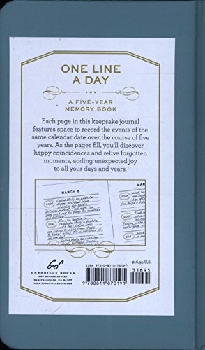 One Line A Day - Memory Book