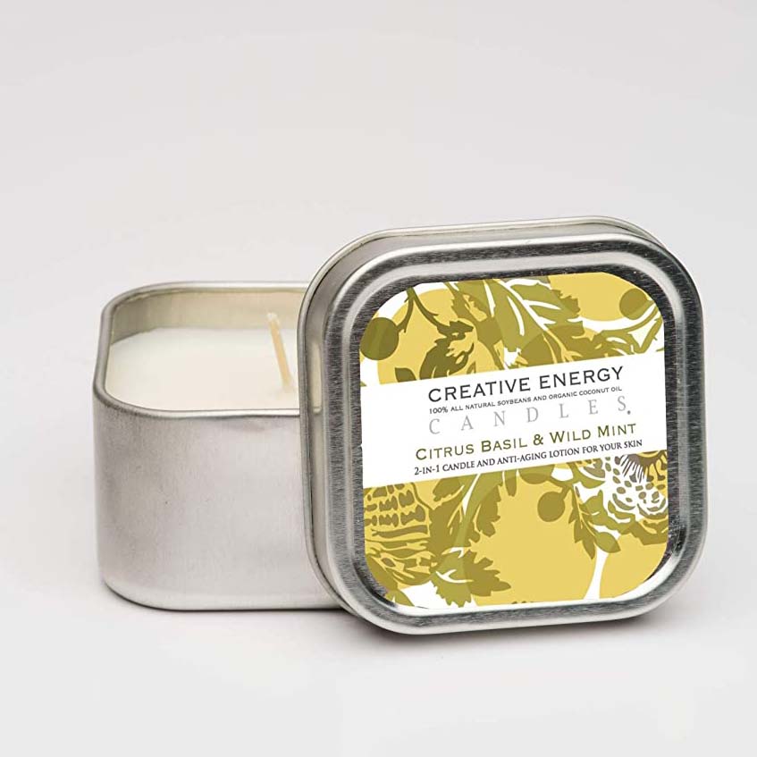 2-in-1 Soy Lotion Candle Tin - 3.5oz Travel Tin
