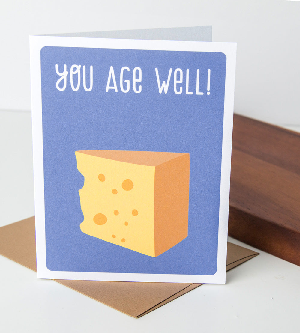 Birthday Card - You Age Well - Humorous Birthday Card - For Him - For Her - The Imagination Spot