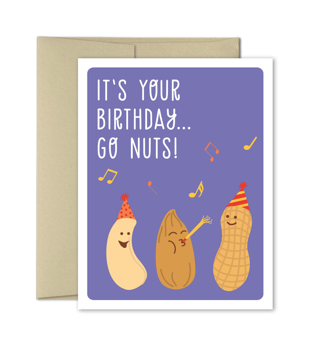 Birthday Card - Go Nuts - Funny Birthday Card by The Imagination Spot