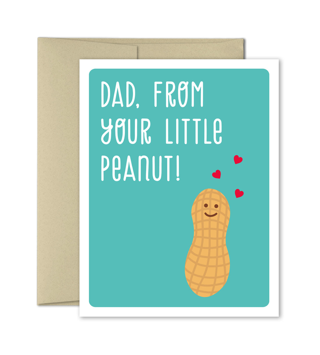 Fathers Day Card - Little Peanut - The Imagination Spot