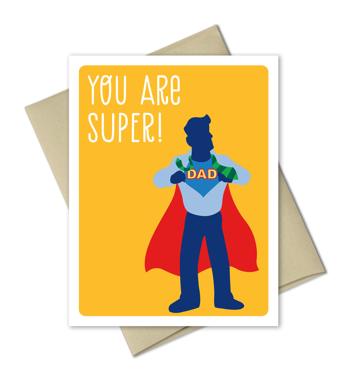 Father's Day card - Super Dad - The Imagination Spot