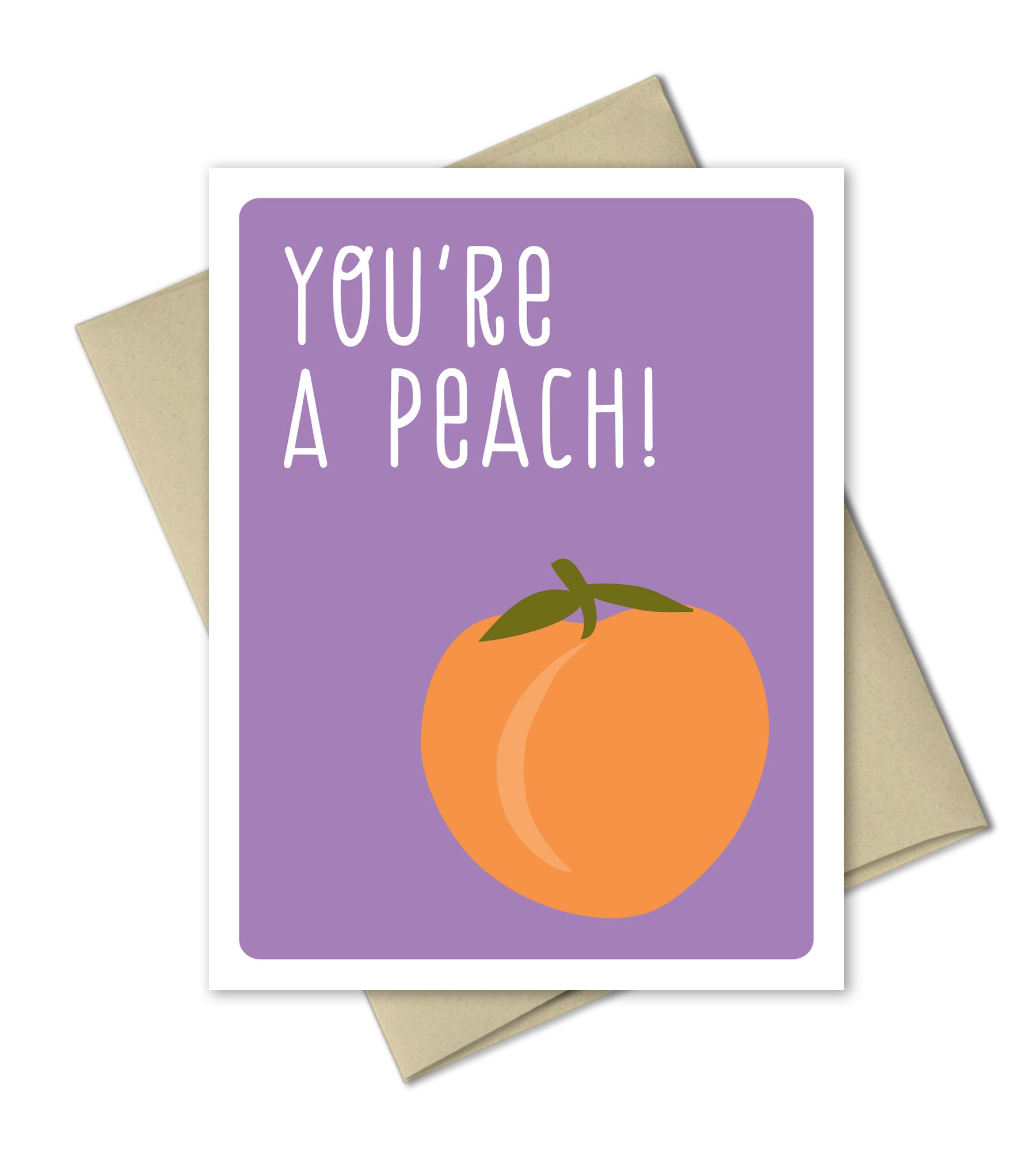 Thank You Card - You are a peach - The Imagination Spot