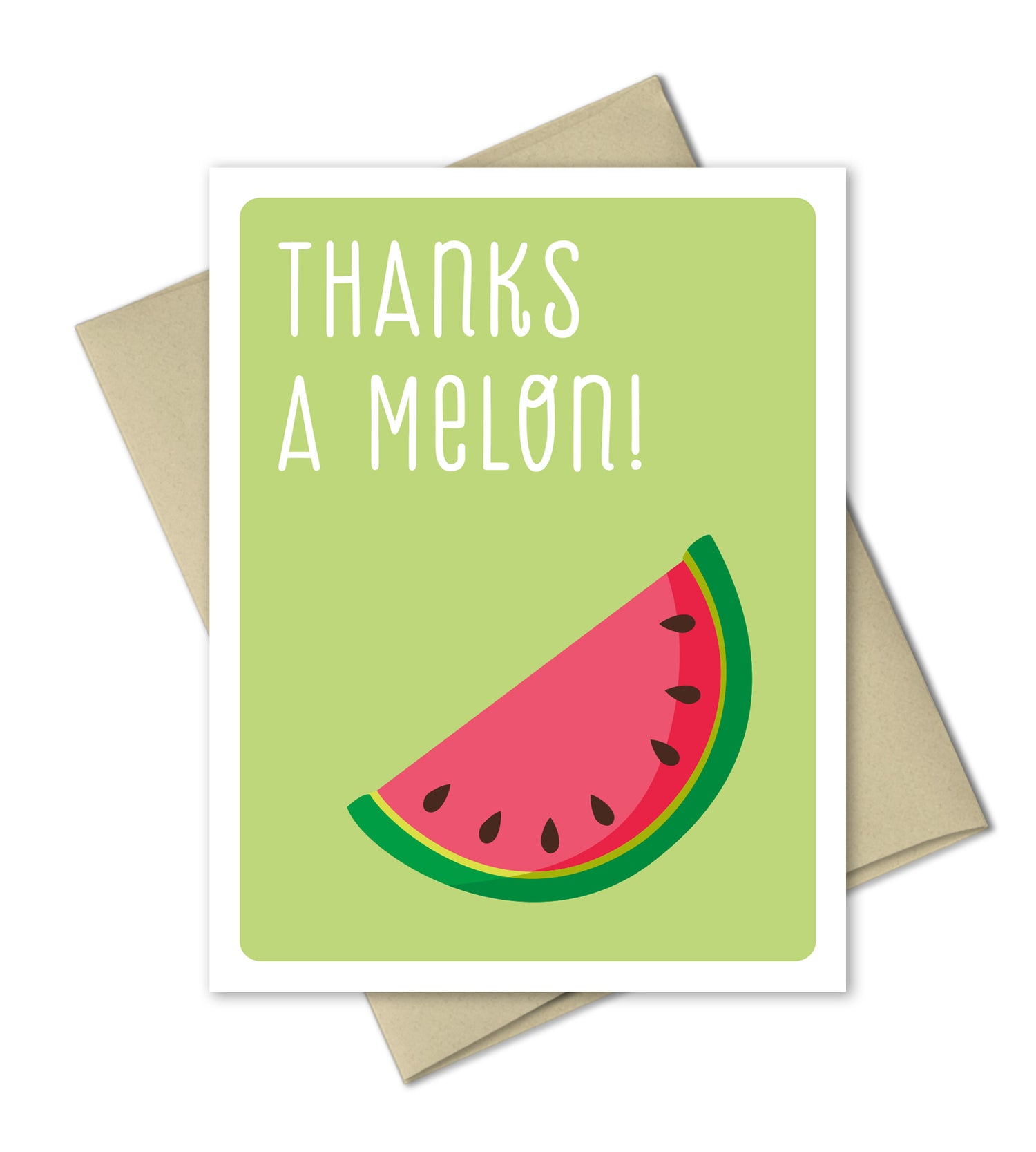 Thank You Card - Thanks a Melon - The Imagination Spot
