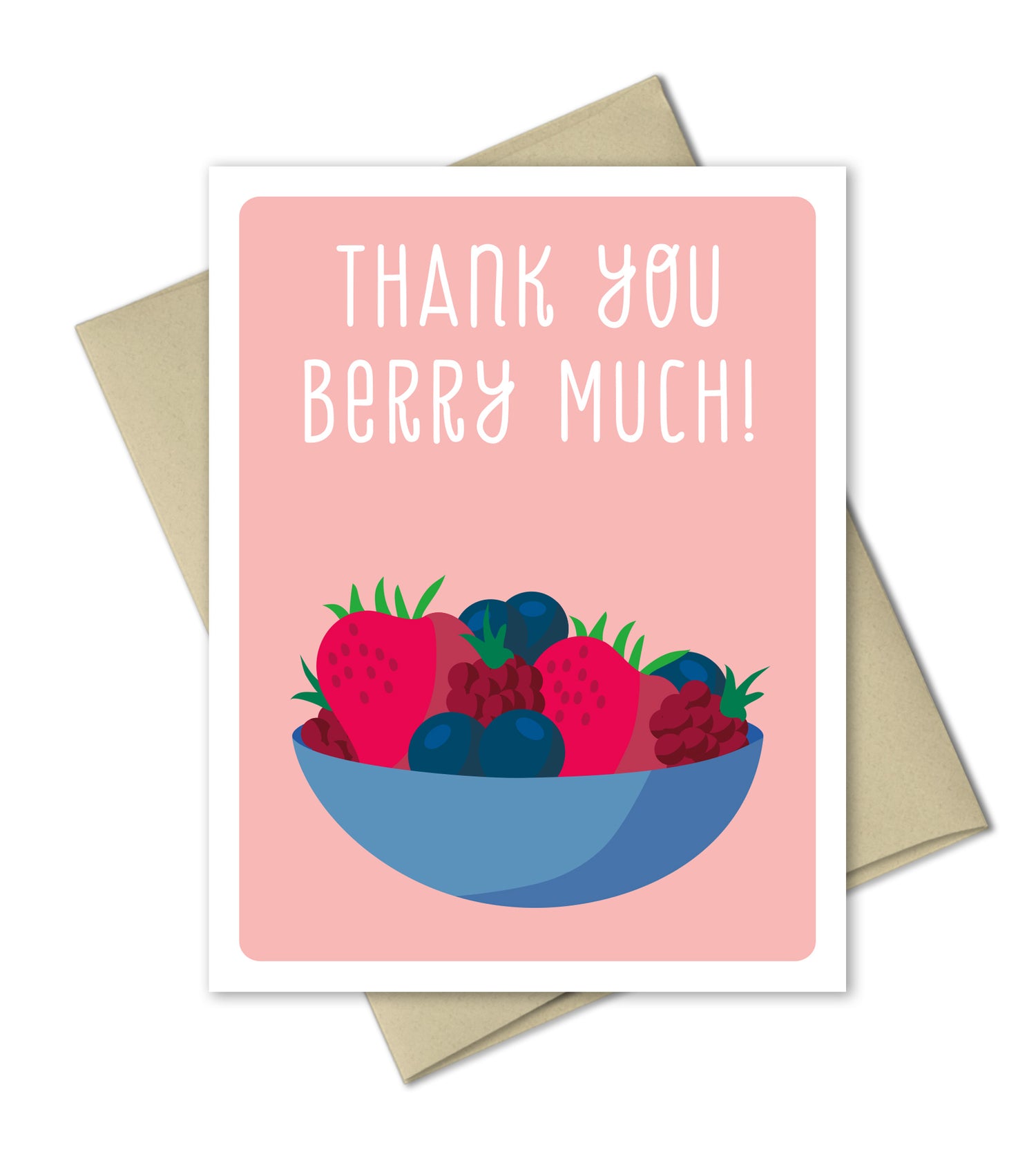 Thank You Card - Berry Much - The Imagination Spot