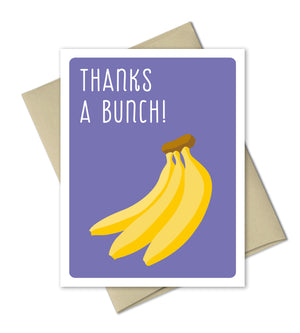 Thank You Card - Bananas Bunch - The Imagination Spot