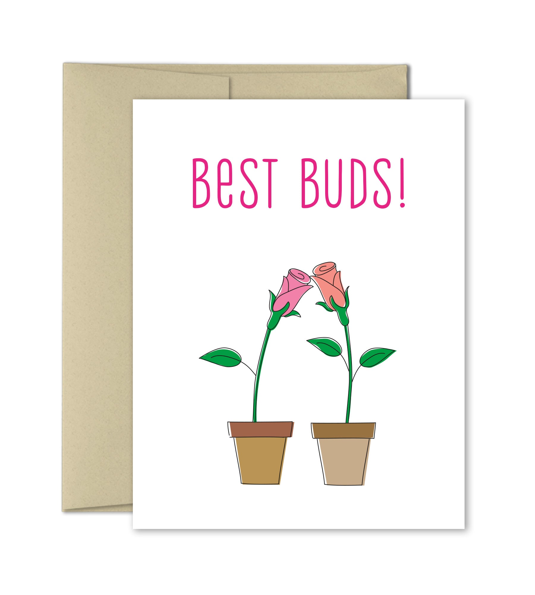 Best Buds - Friendship Card by The Imagination Spot