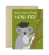 Koali-fied Graduation Card - Congratulations Card by The Imagination Spot