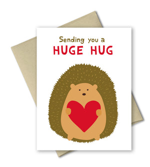 Sending a huge hug - Thinking of you card - Love Card