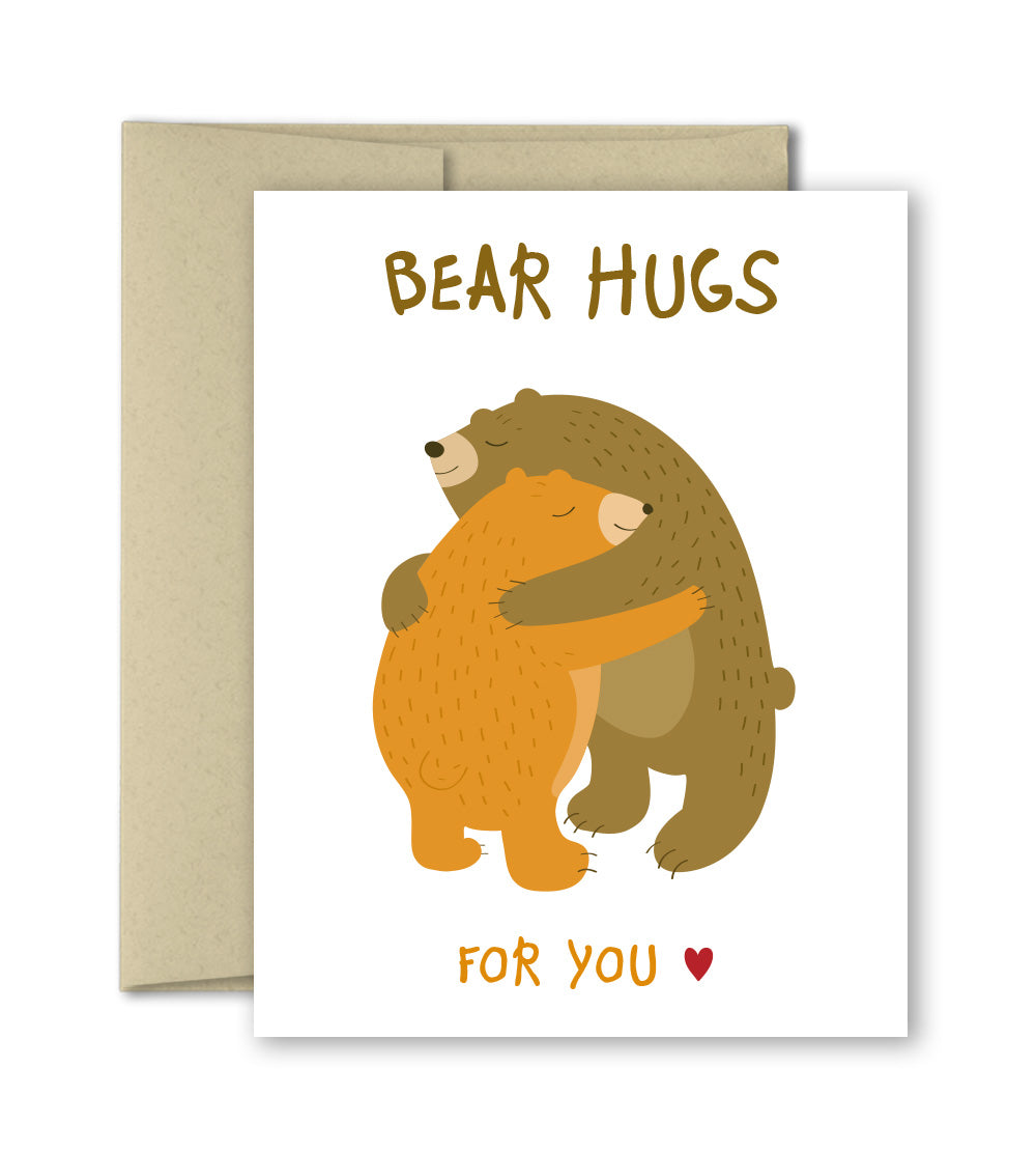 Thinking of You Card - Bear Hugs