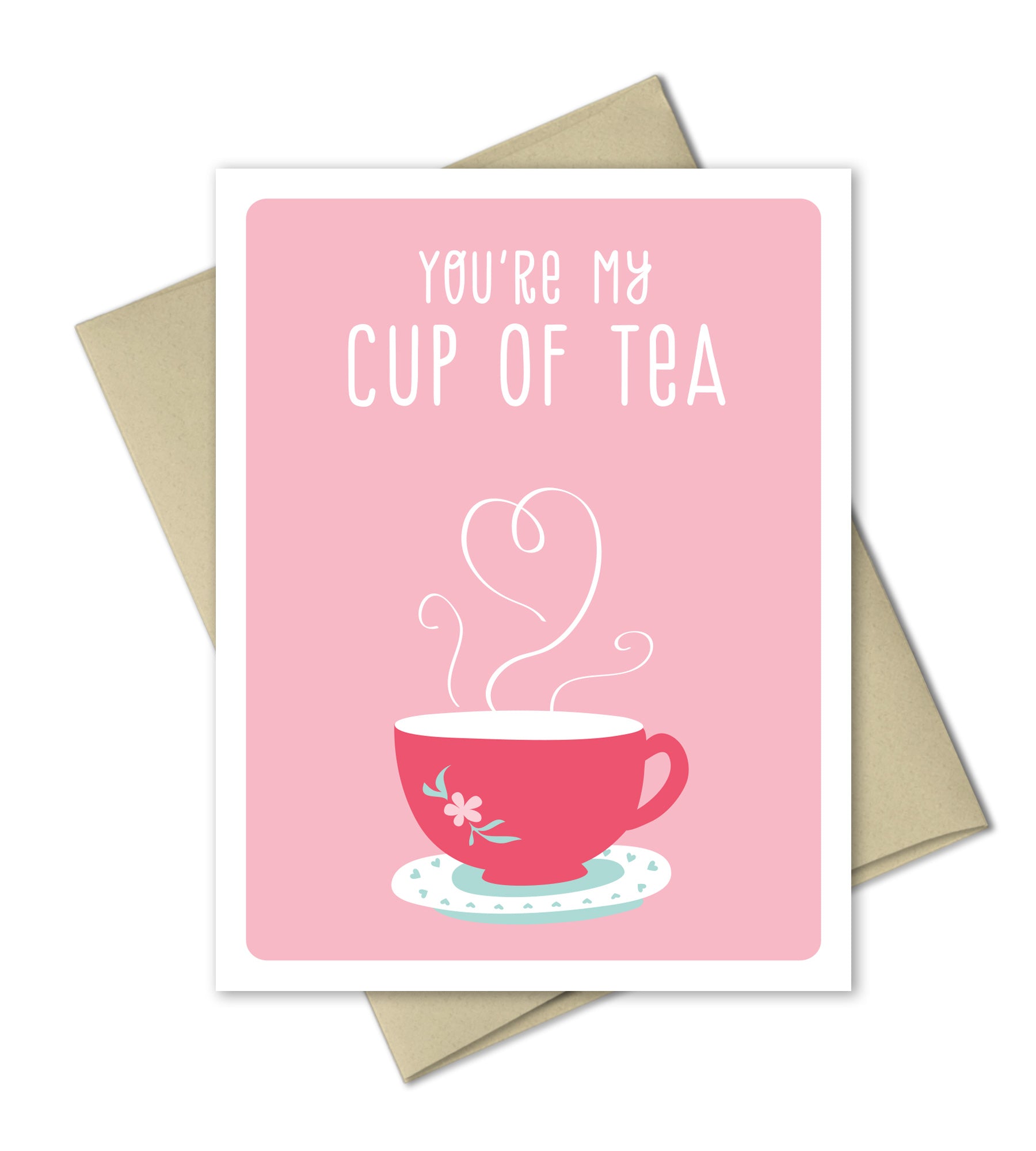 Love Anniversary Card - Personalized - My Cup Of Tea - The Imagination Spot - 1