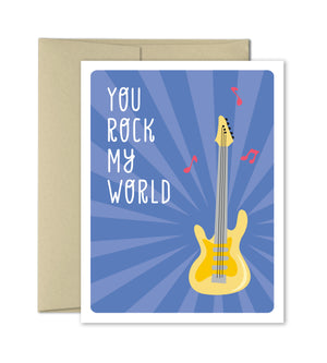 You Rock - Love Card - Anniversary Card - The Imagination Spot - 1