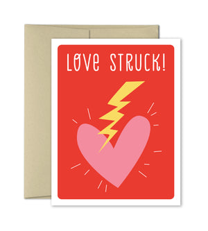 Love Struck - Valentines Anniversary Card