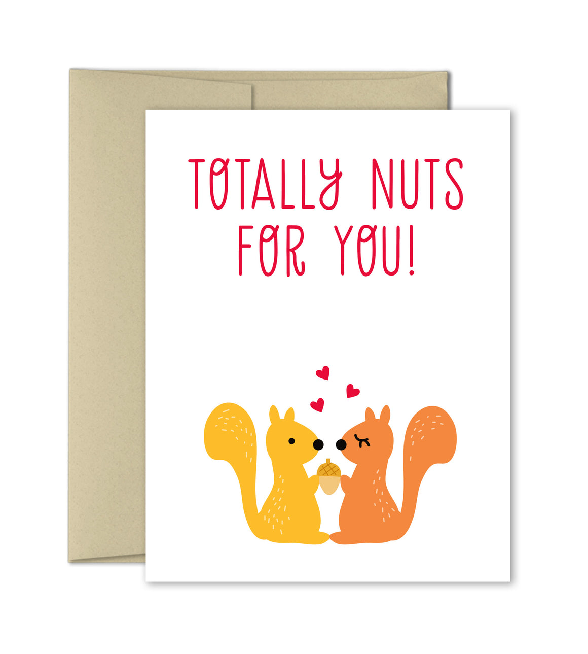 Love Anniversary Card - Nuts For You - The Imagination Spot