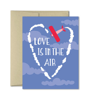 Love is in the air - Love Valentine Card