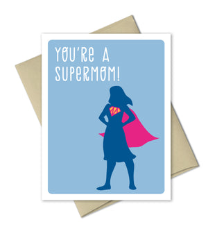 Mother's Day card - Super Mom - The Imagination Spot - 1