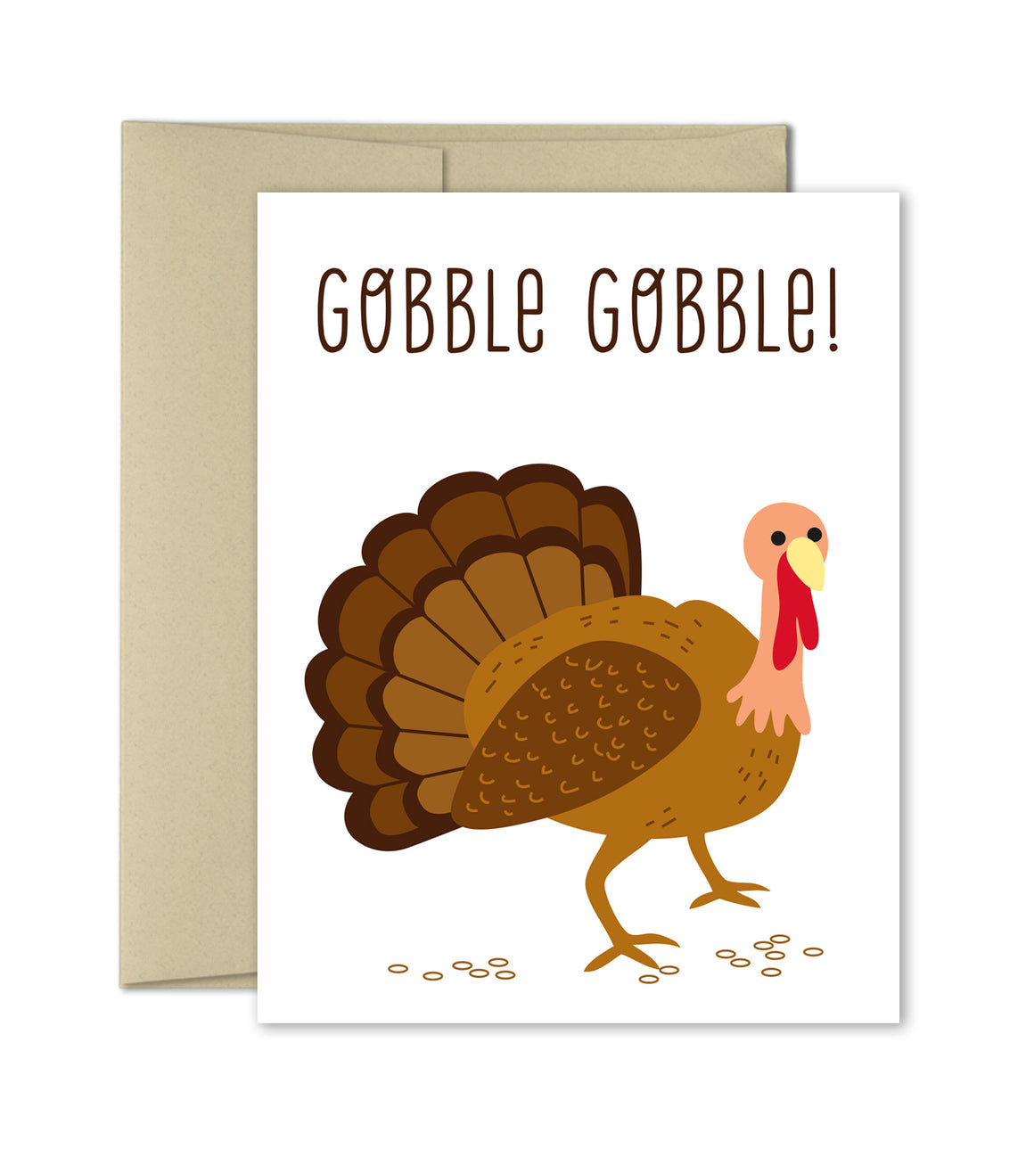 20% OFF Gobble Gobble - Fall Thanksgiving Card