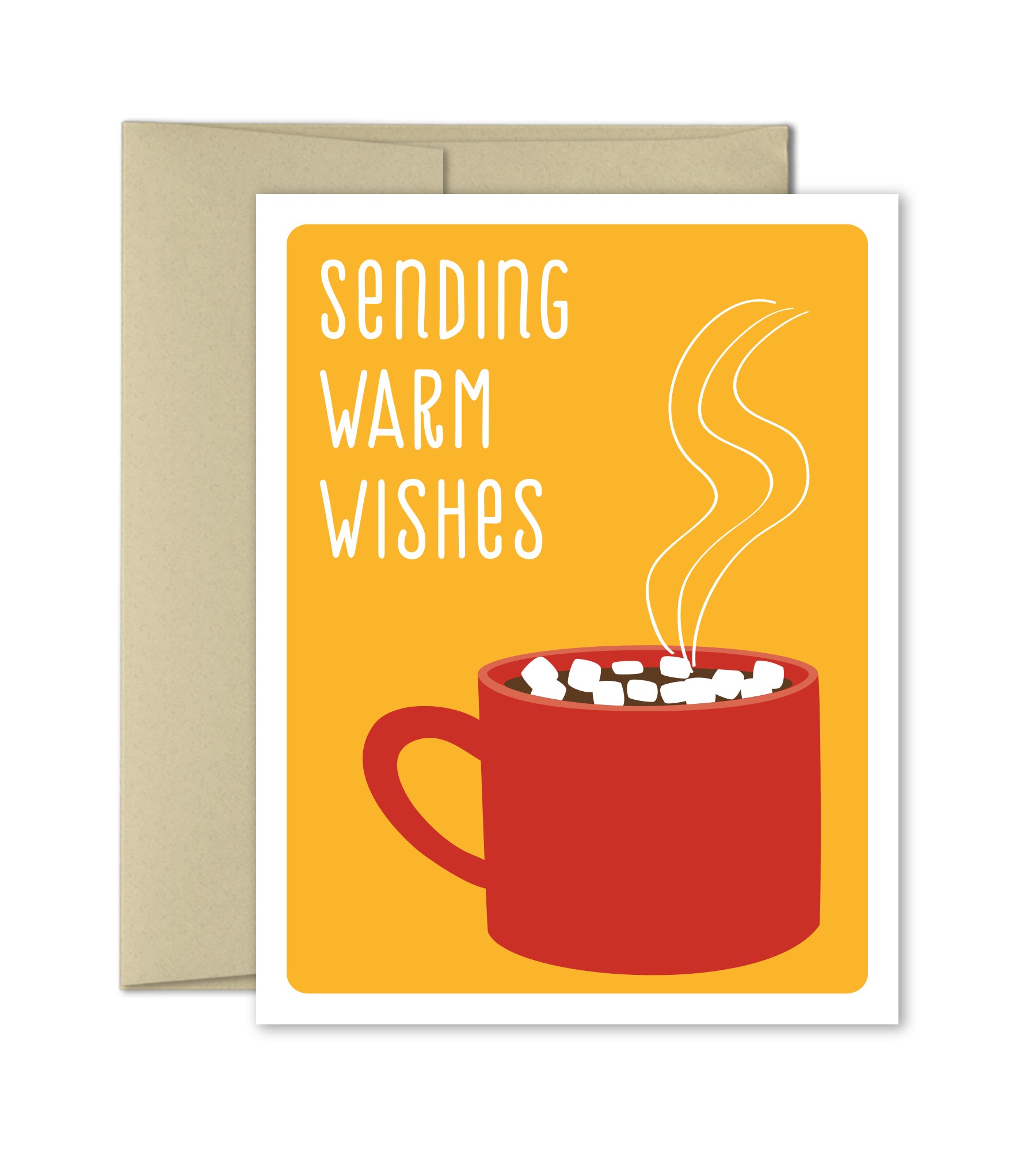 Christmas Greeting Card - Warm Wishes - The Imagination Spot