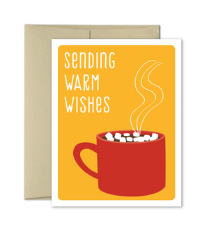 Christmas Greeting Card - Warm Wishes - The Imagination Spot
