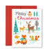 Unique Holiday Cards - Woodland animals by The Imagination Spot