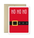Christmas Card - Ho Ho Ho - Santa&