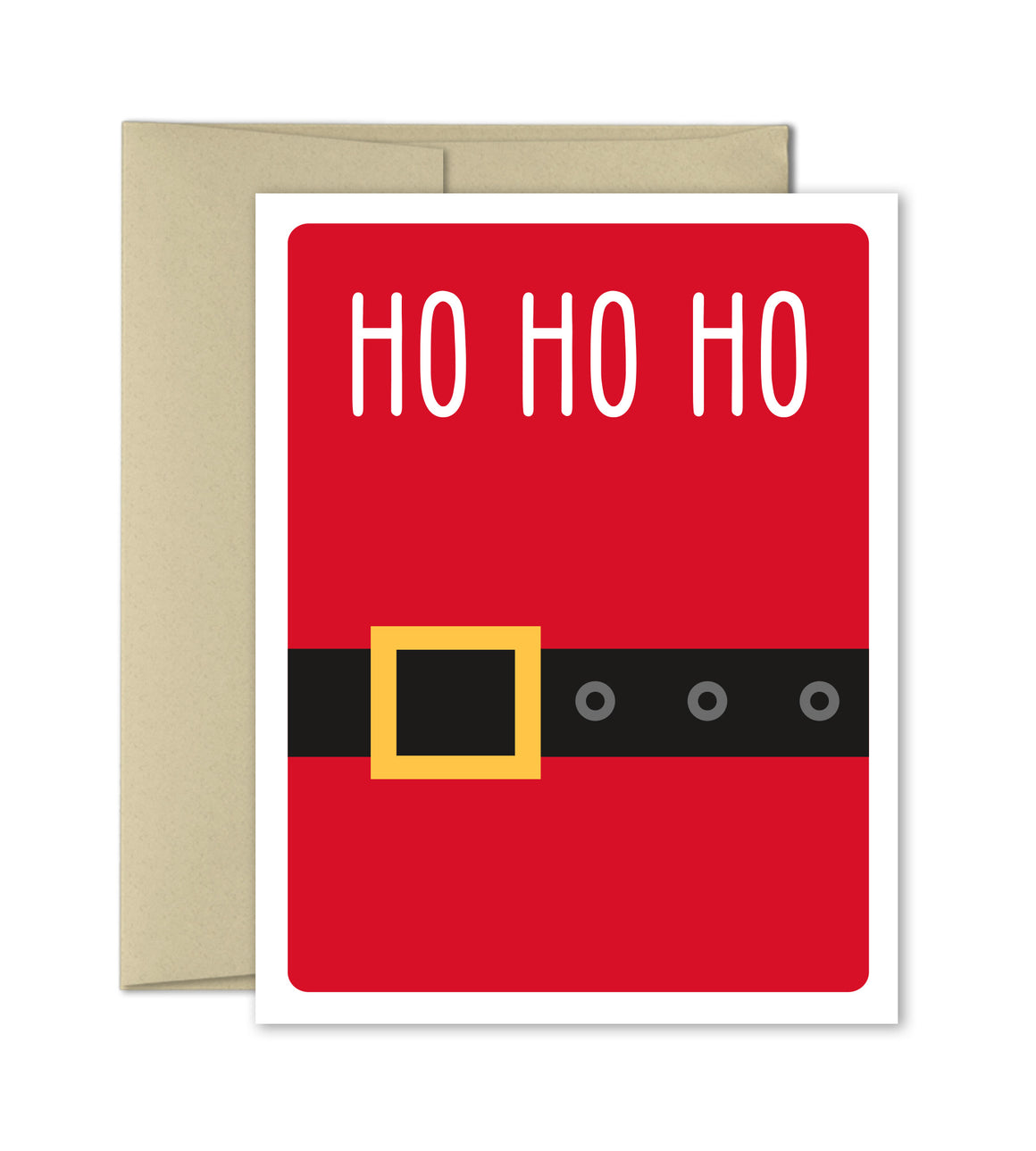 Christmas Card - Ho Ho Ho - Santa's Belt - The Imagination Spot