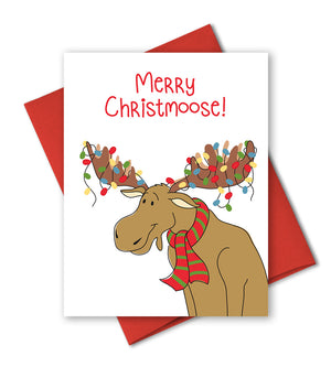 Holiday Cards - Merry Christmoose - The Imagination Spot