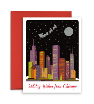 Chicago City Christmas Card