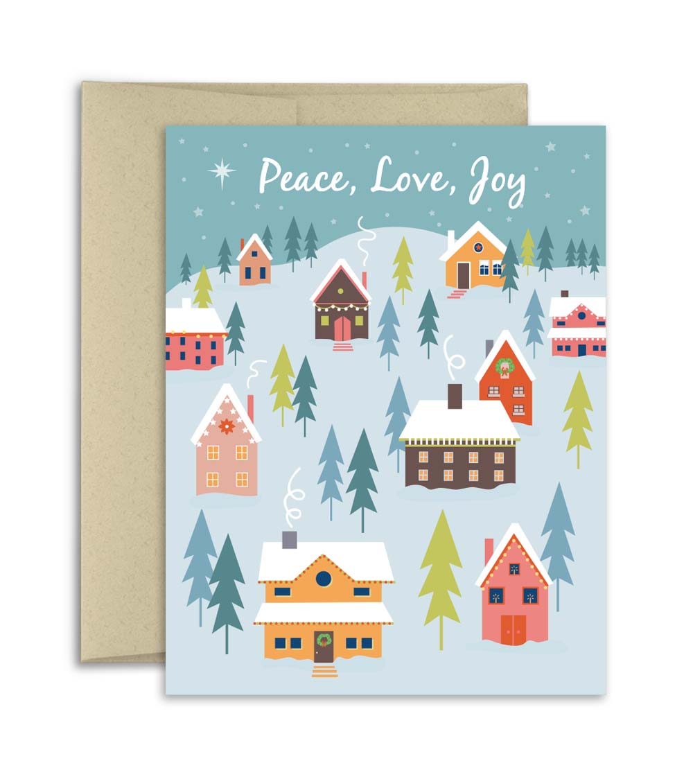 Christmas Card - Christmas Village