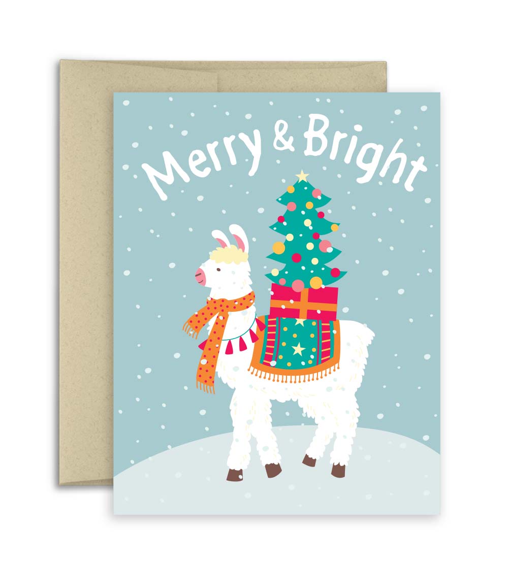 Christmas Card - Christmas Llama
