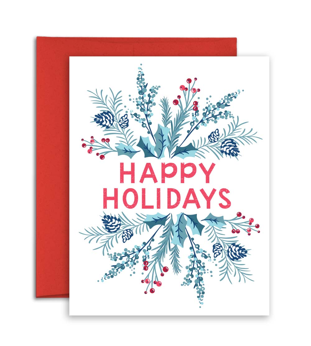 Christmas Card - Christmas Foliage