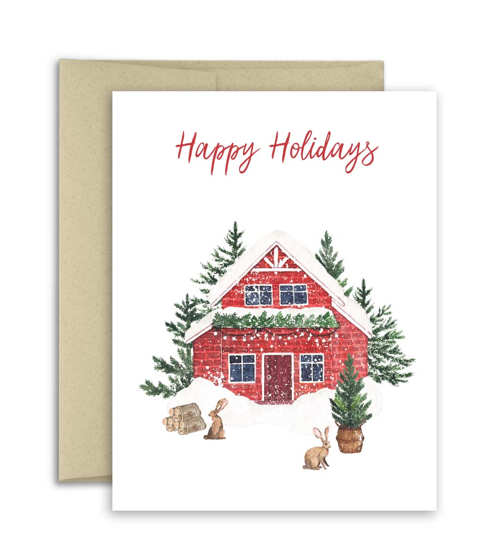 Christmas Card - Winter House