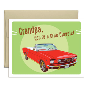 Father's Day Card for Grandpa - True Classic Grandpa