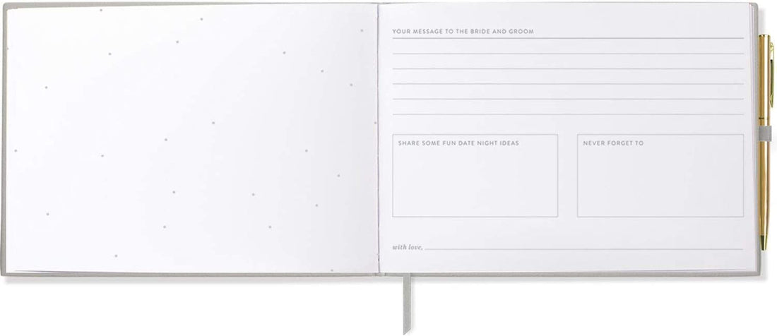 Grey Guest Book