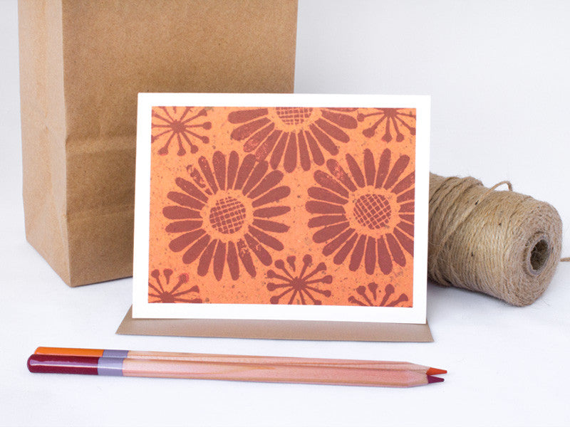 Note Card Set - Floral Fun - Handmade Cards - The Imagination Spot