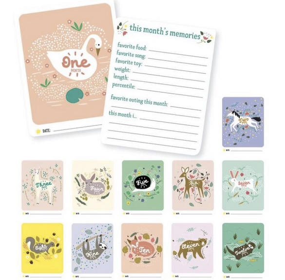 Milestone Cards - Baby milestone cards