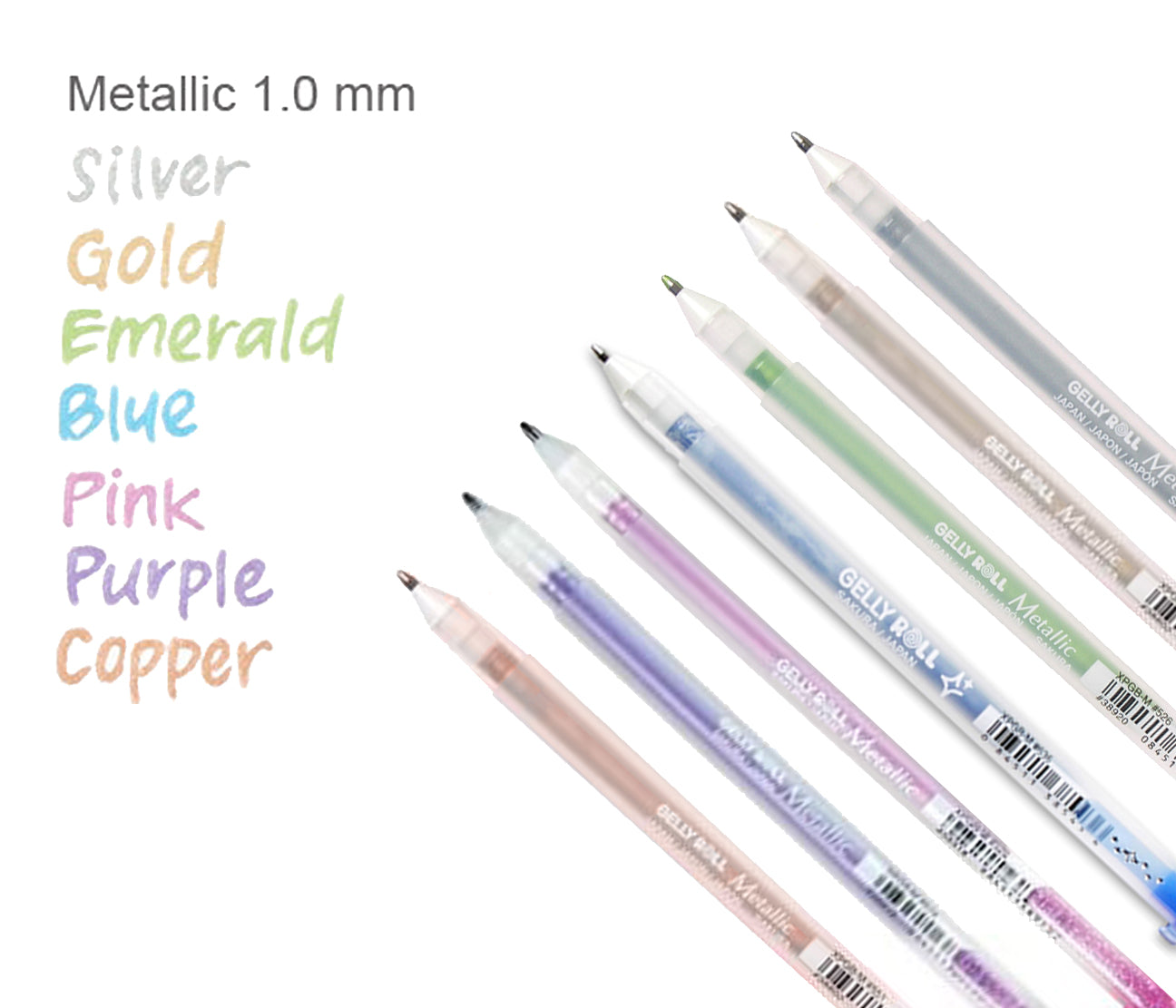 Sakura Gelly Roll Moonlight Gel Pen - 1.0 mm - 12 Color Set