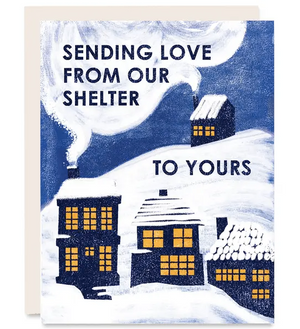 Holiday Card - From Our Shelter To Yours - Christmas Card