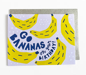 Go Bananas - Birthday Card