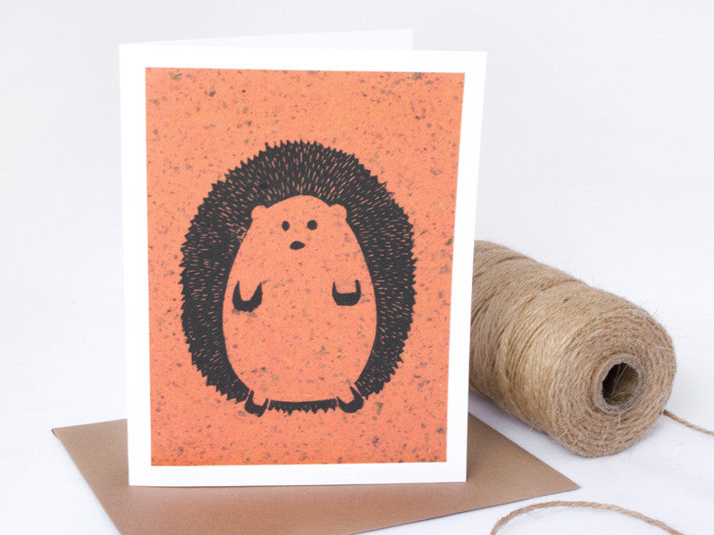 Hedgehog Note Card Set - Woodland Animals - Handmade Cards - The Imagination Spot - 4