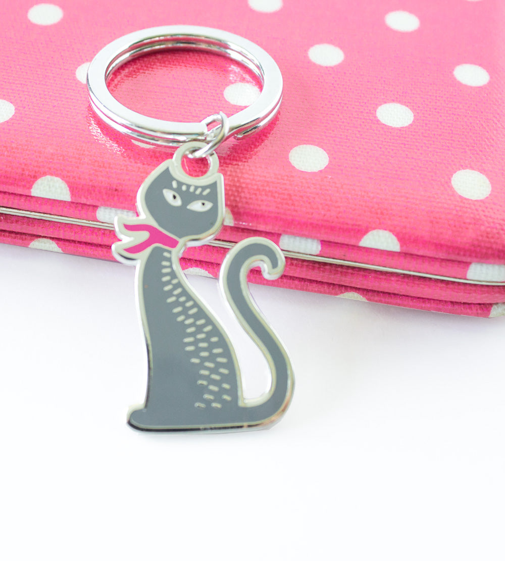 Cat key chain - Hard enamel