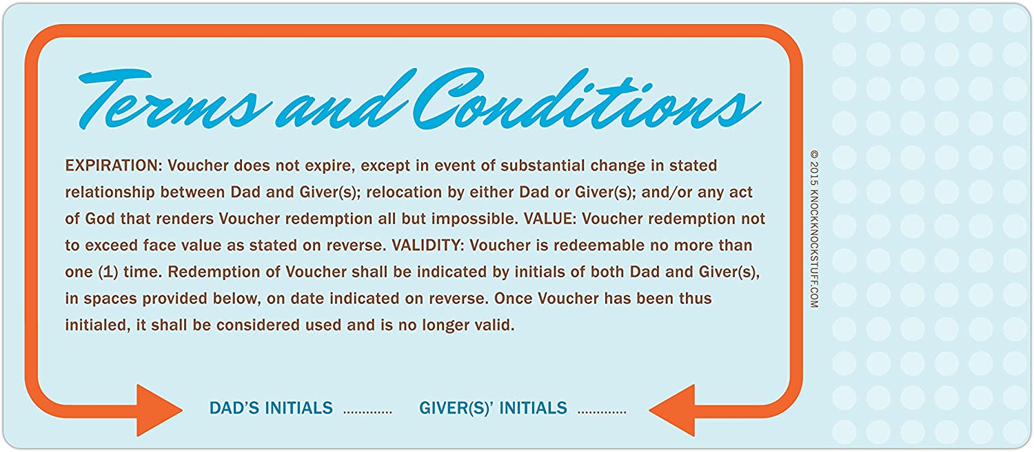 Dad Vouchers