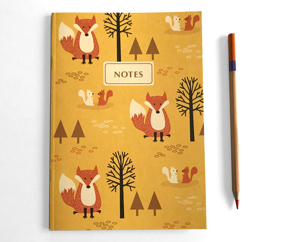 Fox Journal - Woodland Animals Notebook by The Imagination Spot