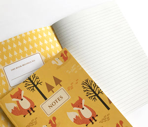 Fox notebook Journal - Woodland Notebook by The Imagination Spot