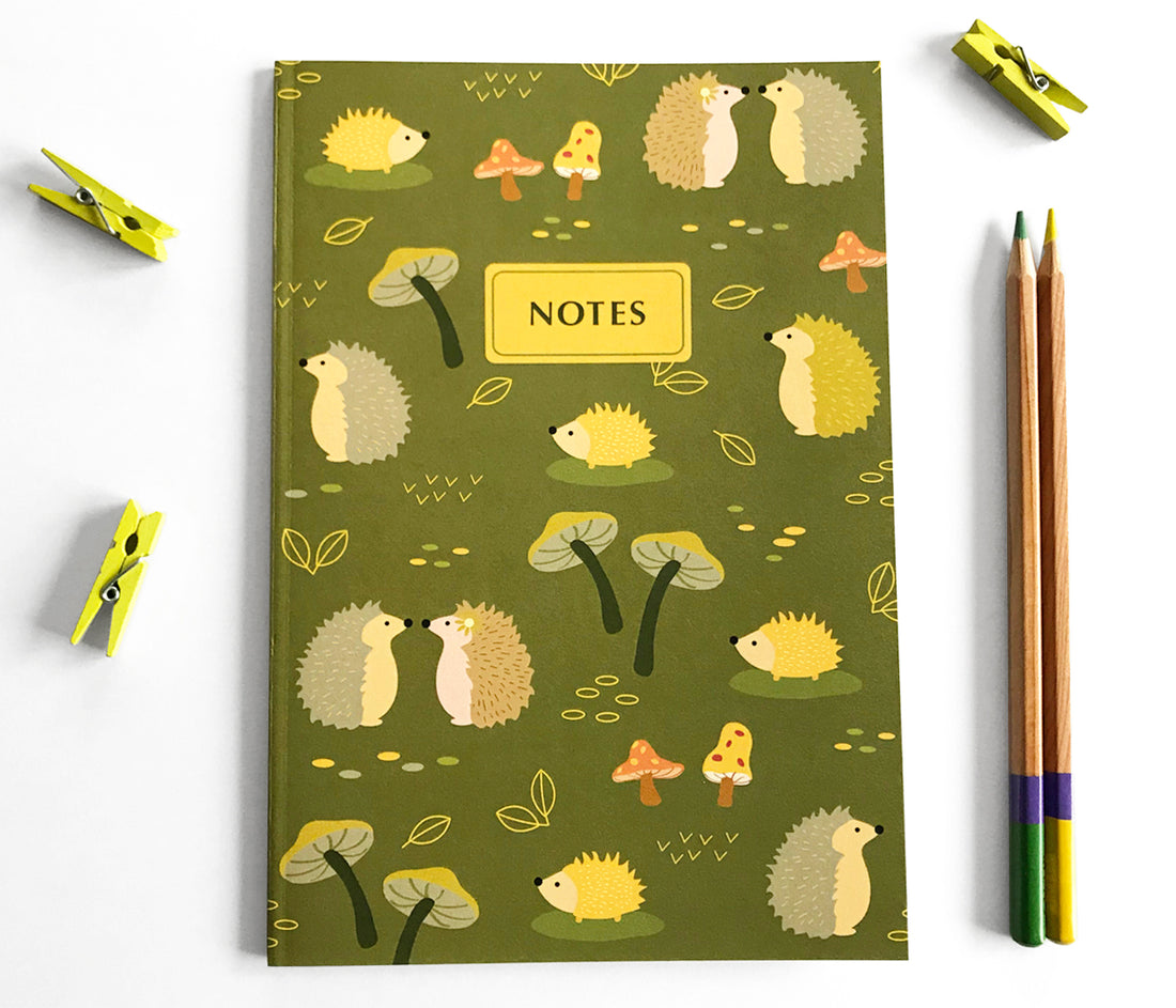 Hedgehog notebook by The Imagination Spot