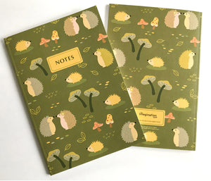 Woodland animals journal notebook