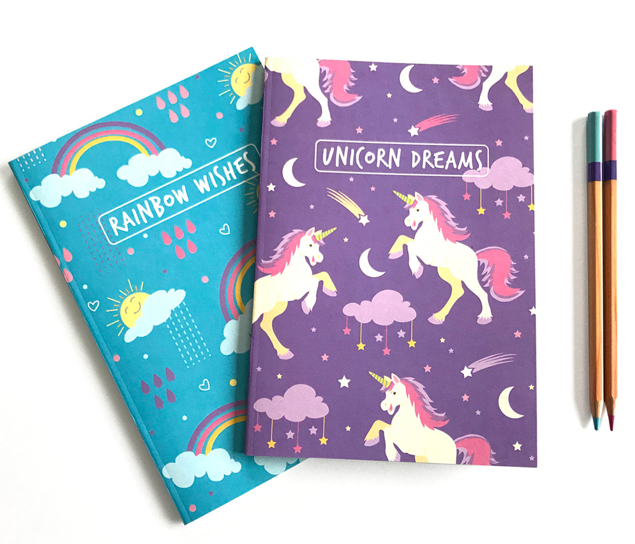 Rainbow Unicorn Notebook Set - The Imagination Spot